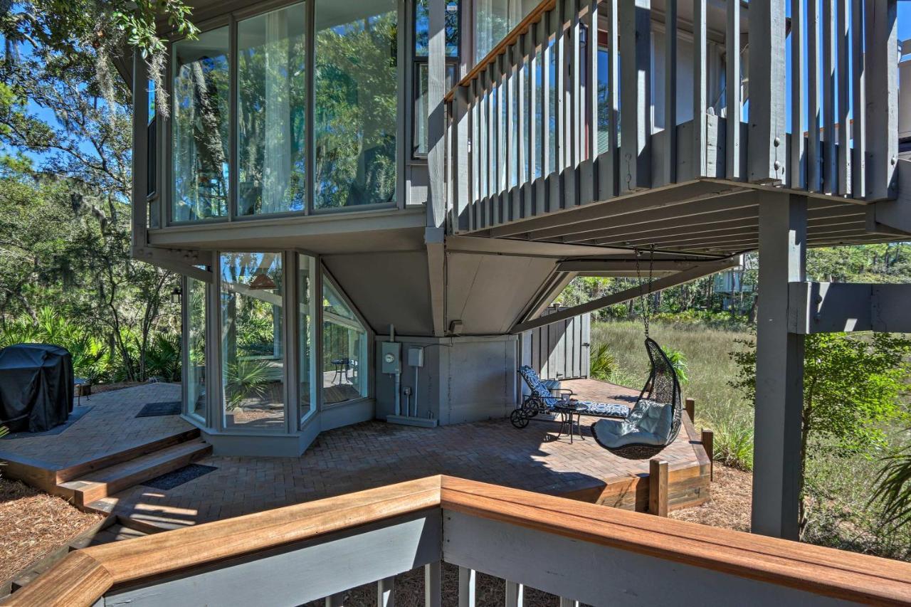 Airy Treehouse With Bikes Walk To Harbour Town! Villa Hilton Head Island Eksteriør bilde