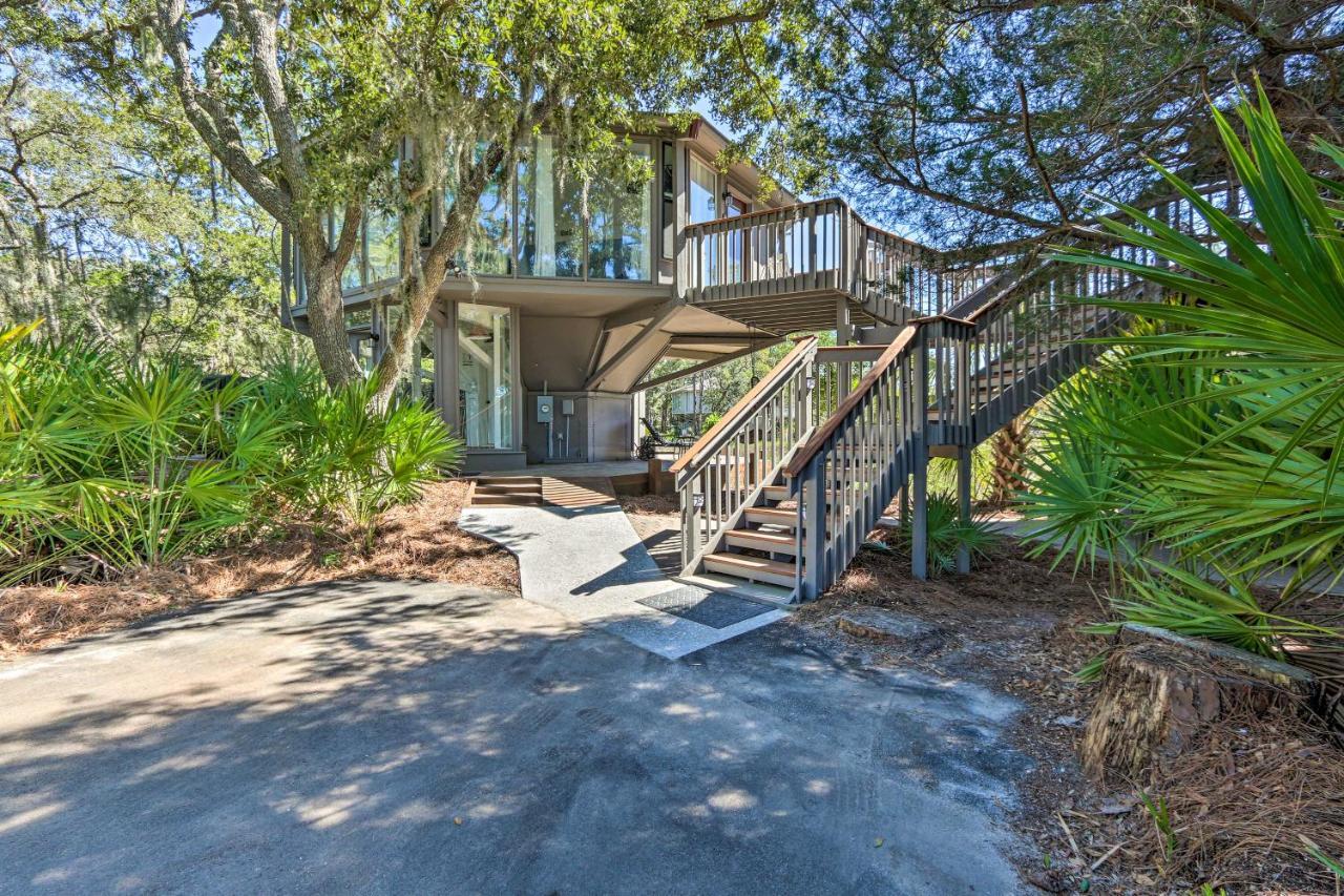 Airy Treehouse With Bikes Walk To Harbour Town! Villa Hilton Head Island Eksteriør bilde