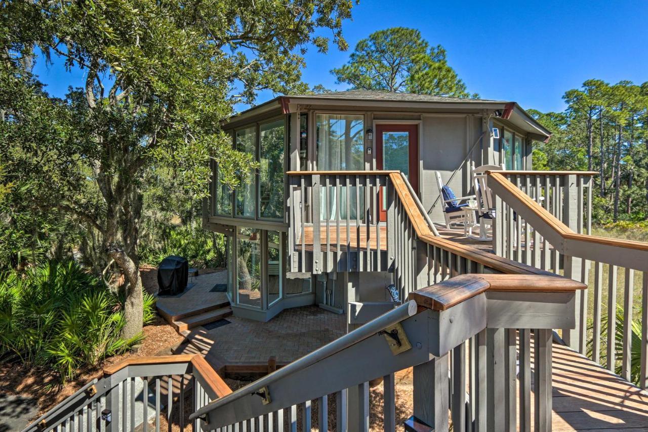 Airy Treehouse With Bikes Walk To Harbour Town! Villa Hilton Head Island Eksteriør bilde